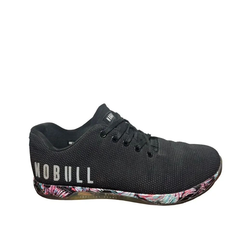 NOBULL Black Sneakers with Colorful Sole size 9.5 Men